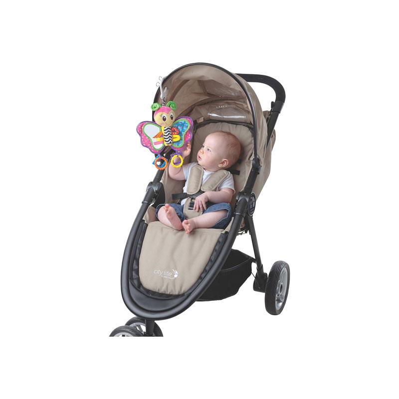 Playgro Soft Butterfly Teddy Baby Sensory Toy Multicolour