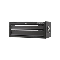 Draper Mid-Tool Chest 2 Drawer 26 Inch Workshop Tool Storage Lockable Black