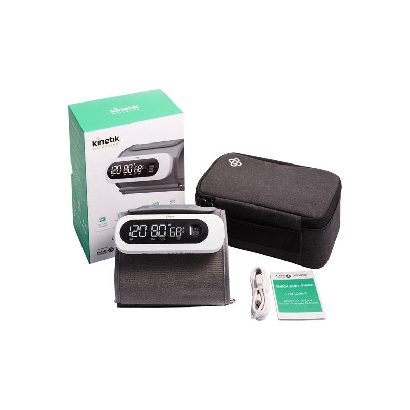 Kinetik Wellbeing Smart All In One Upper Arm Blood Pressure Monitor Fully Automatic With Bluetooth Universal Cuff (22-42cm) White Secondary image