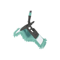 JVL Extendable Chenille Flat Floor Mop Super-Absorbent Turquoise