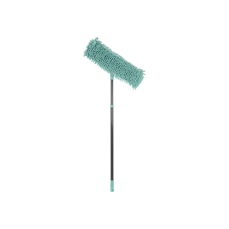 JVL Extendable Chenille Flat Floor Mop Super-Absorbent Turquoise