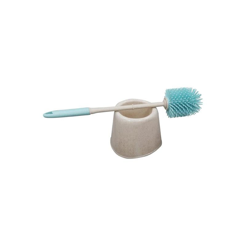 JVL Proclean Antibac Rubber Toilet Brush And Holder Blue