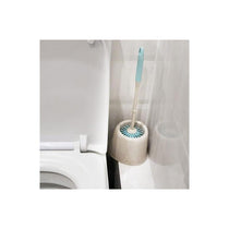 JVL Proclean Antibac Rubber Toilet Brush And Holder Blue