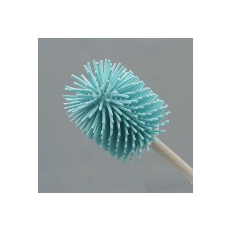 JVL Proclean Antibac Rubber Toilet Brush And Holder Blue