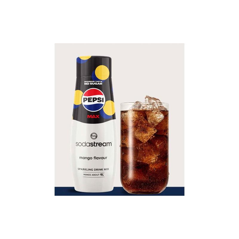 Sodastream Pepsi MAX Mango Fizzy Water Flavouring Syrup Sugar Free Soda Sparkling Water Drink Mix 440ml