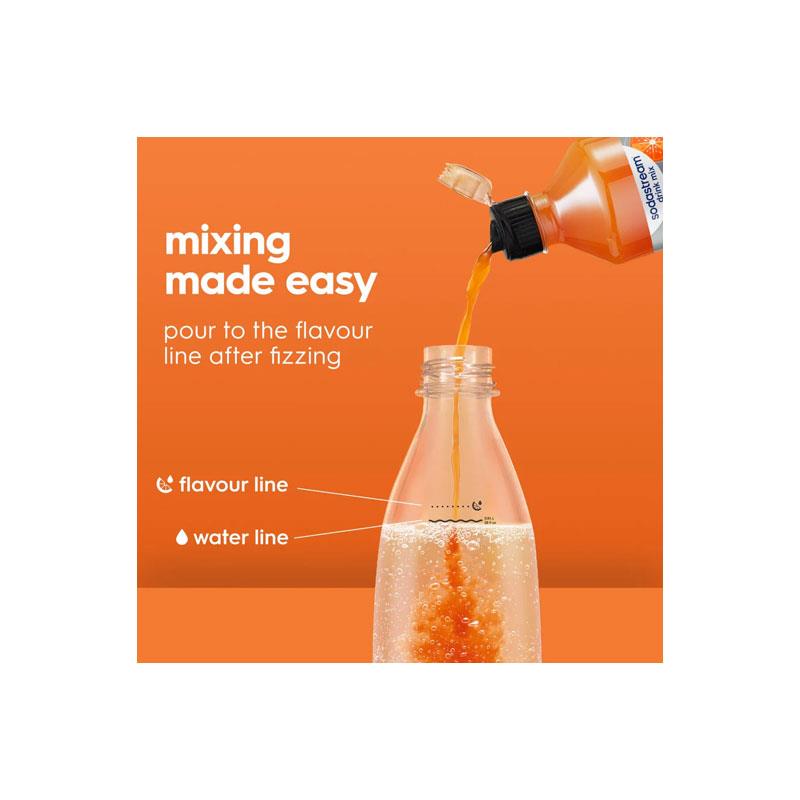 Sodastream Diet Mirinda Orange Syrup Drink Mix Sugar Free Sparkling Water 440ml