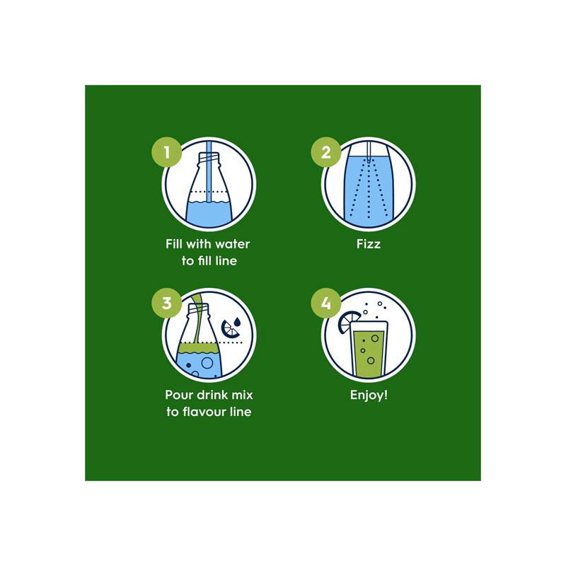 Sodastream Diet Mountain Dew Syrup Drink Mix Sugar Free Sparkling Water 440ml