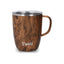 S'well Vacuum Insulated Stainless Steel Travel Mug With Handle Slide-Open Lid 350ml Teakwood