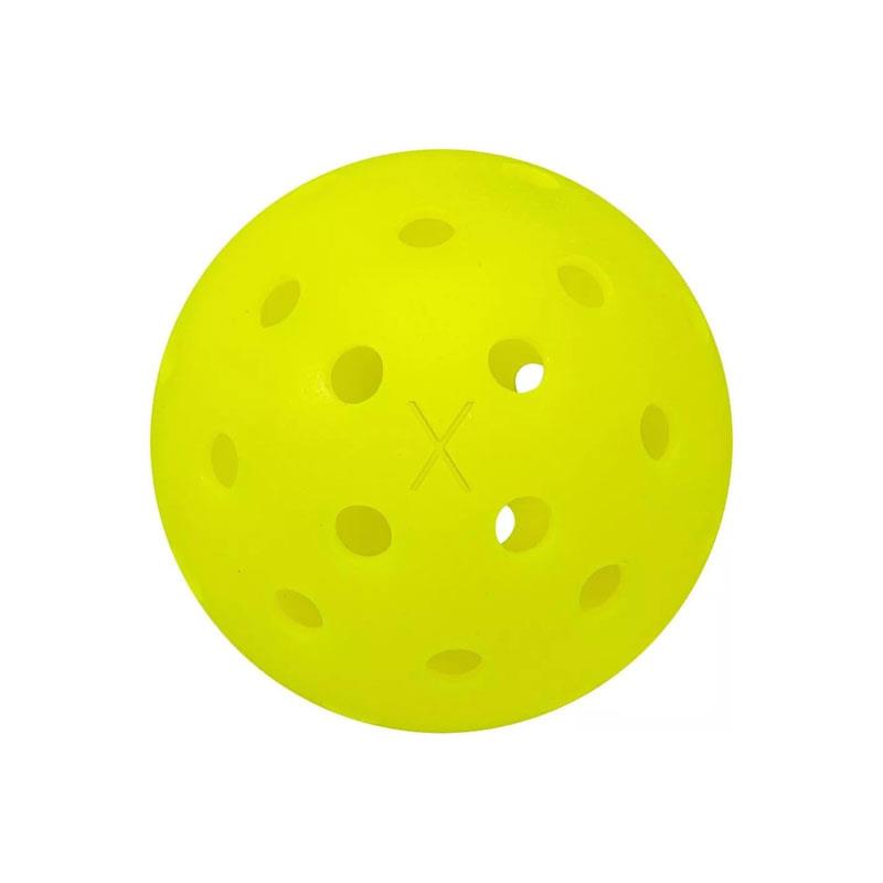 Franklin Outdoor X-40 Pickleball -Vellum Pack of 6 Optic Yellow