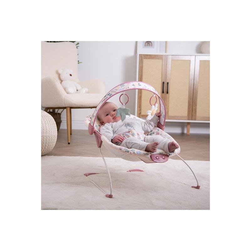 Red Kite Cozy Bounce Musical Baby Bouncer Rose And Ivy
