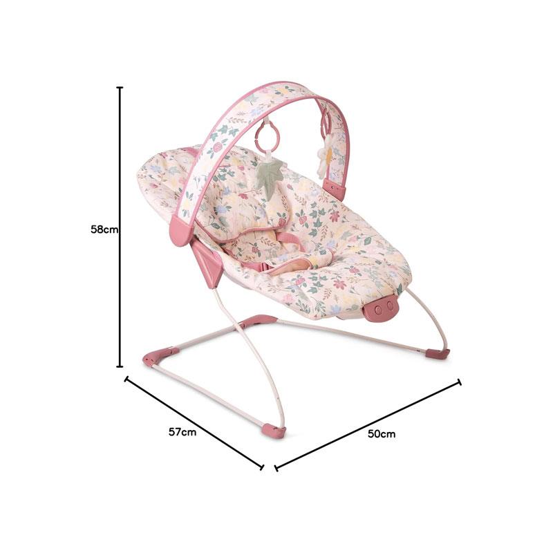 Red Kite Cozy Bounce Musical Baby Bouncer Rose And Ivy
