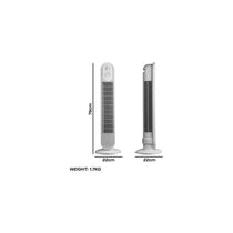 Powersonic 29 Inch Tower Fan With 3 Speed Setting And 2 Hour Timer 45W White