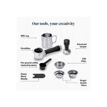 Delonghi Dedica Duo Manual Espresso Machine Advanced Milk Steam Wand Cold Brew Option Stainless Steel 1450W 1.2 Litres Silver