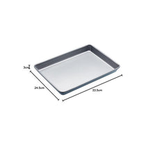 KitchenCraft Non-Stick Baking Pan Roasting Dish Steel 33.5 x 24.5cm Grey