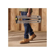 Stanley Essential Metal Sawhorses Metal Jack Stands Capacity Up To 340kg Max. Load Twin Pack Silver