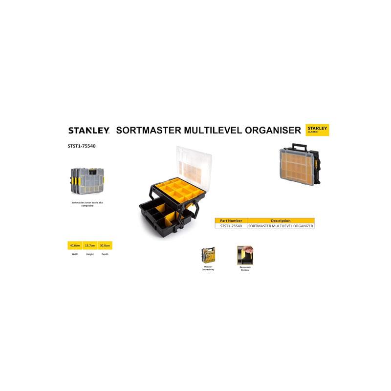 Stanley SORTMASTER Multi-Level Organiser Yellow/Black Secondary image