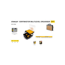 Stanley SORTMASTER Multi-Level Organiser Yellow/Black