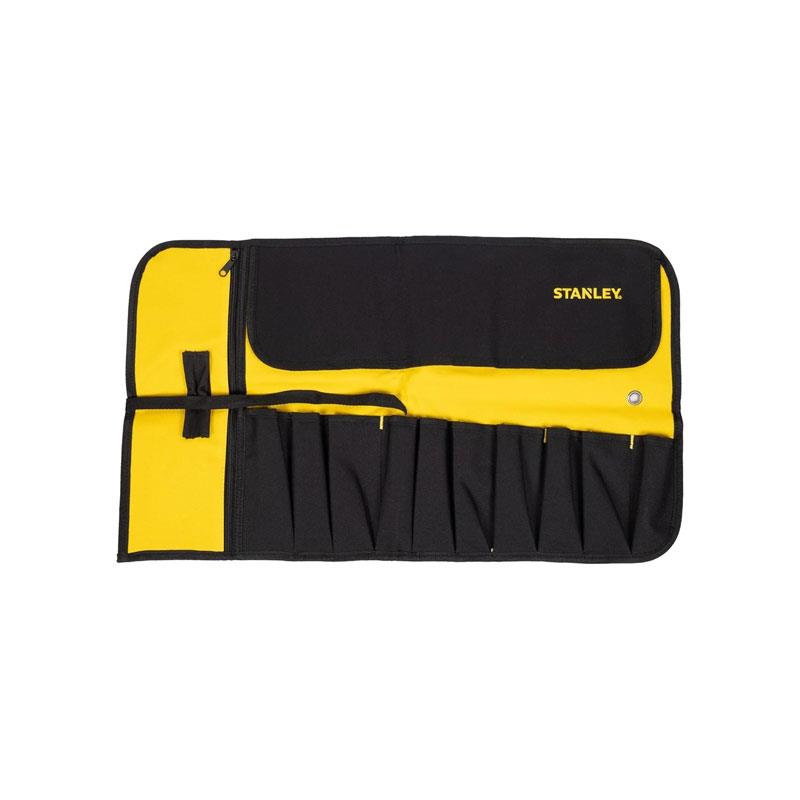 Stanley Denier Tool Pocket Roll Pockets Storage Organiser Tool Roll 64 x 38.5cm Black/Yellow