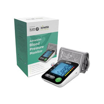 Kinetik Wellbeing Advanced Upper Arm Blood Pressure Monitors Large Cuff Universal (22-42cm) White/Black