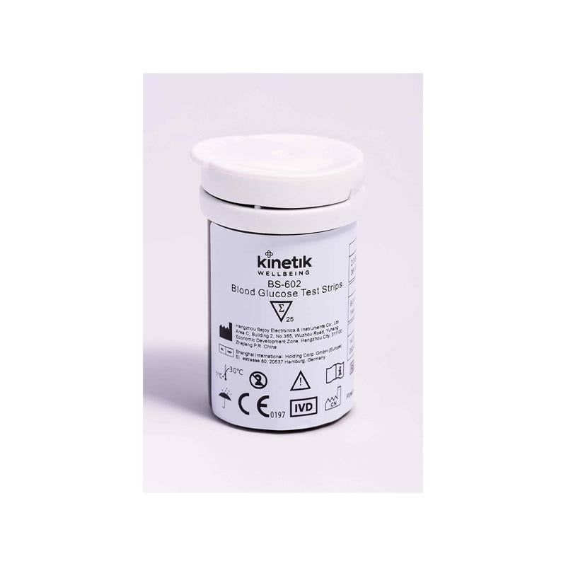 Kinetik Wellbeing Blood Glucose Test Strips Diabetic Glucose Strips For Blood Sugar Level Monitors And Diabetes Management Pack of 50