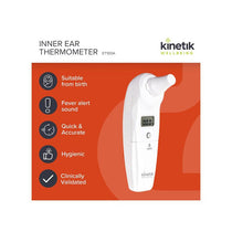 Kinetik Wellbeing Inner Ear Thermometer Fever Alert Body Temperature Thermometer Quick And Accurate White