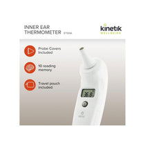Kinetik Wellbeing Inner Ear Thermometer Fever Alert Body Temperature Thermometer Quick And Accurate White