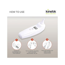 Kinetik Wellbeing Inner Ear Thermometer Fever Alert Body Temperature Thermometer Quick And Accurate White