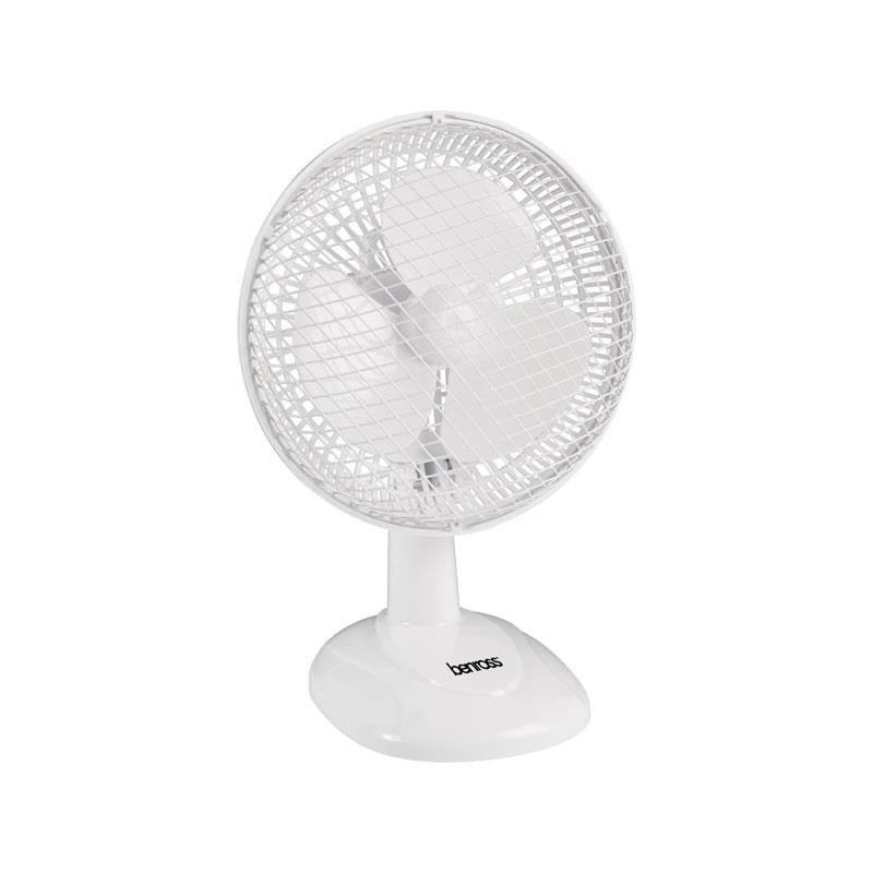 Benross 2-In-1 6 Inch Clip-On Desk Fan 2 Speed Settings Tilting Head Safe Mesh 20W White Secondary image
