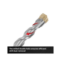 Einhell SDS Plus Hammer Drill Bit Set 4-Cut 160mm 6mm–14mm 7 Piece Silver