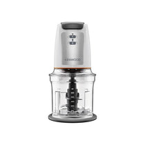 Kenwood Easy Chop Mini Chopper Food Processor Ice Crushing 2 Speeds Quad Blade System Anti-Slip Ring 500W 0.5L Bowl White