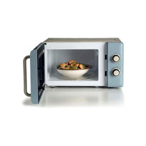 Ariete Vintage Microwave 5 Power Levels 30 Minute Timer 800W 20 Litre Blue