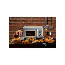 Ariete Vintage Microwave 5 Power Levels 30 Minute Timer 800W 20 Litre Blue
