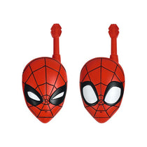 Lexibook 3D Spider-Man Walkie-Talkies 500m 2 Communication Channels Belt Clip Red