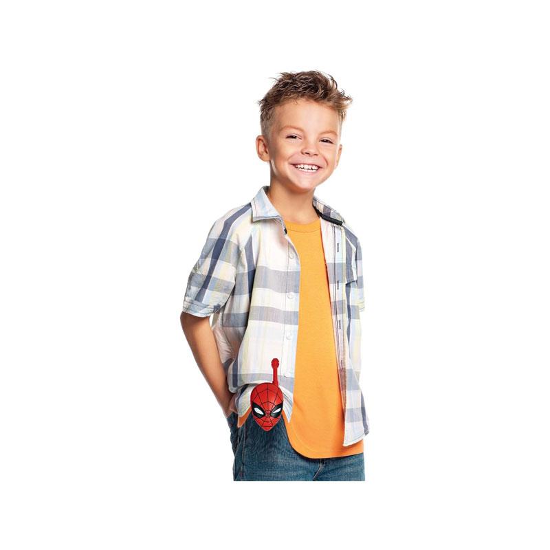 Lexibook 3D Spider-Man Walkie-Talkies 500m 2 Communication Channels Belt Clip Red