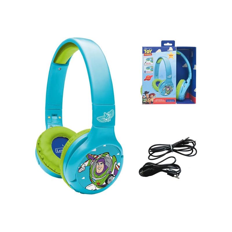 Lexibook Toy Story Bluetooth And Wired Foldable Headphones Blue