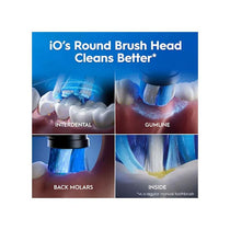 Oral-B iO2 Electric Toothbrush Rechargeable Gentle Care Brush Head 3 Cleaning Modes 2 Minute Timer Night Black