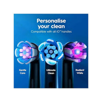 Oral-B iO2 Electric Toothbrush Rechargeable Gentle Care Brush Head 3 Cleaning Modes 2 Minute Timer Night Black