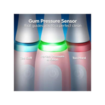 Oral-B iO3 Electric Toothbrushes Clean And Gum Care 1 Toothbrush Head Travel Case 3 Modes With Teeth Whitening Smart Pressure Sensor Pink