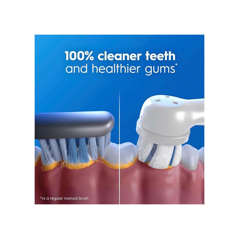 Oral-B iO3 Electric Toothbrushes Clean And Gum Care 1 Toothbrush Head Travel Case 3 Modes With Teeth Whitening Smart Pressure Sensor Pink