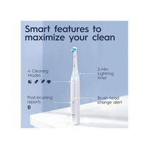 Oral-B iO4 Rechargeable Electric Toothbrush With Travel Case 4 Brushing Modes And Smart Pressure Sensor White