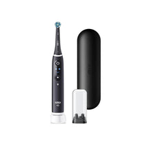 Oral-B iO6 Rechargeable Electric Toothbrush With Travel Case 5 Brushing Modes Interactive Display Black Lava