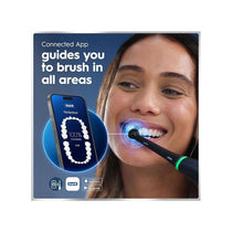 Oral-B iO6 Rechargeable Electric Toothbrush With Travel Case 5 Brushing Modes Interactive Display Black Lava