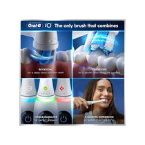Oral-B iO6 Rechargeable Electric Toothbrush With Travel Case 5 Brushing Modes Interactive Display Grey Opal