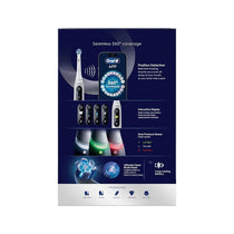 Oral-B iO6 Rechargeable Electric Toothbrush With Travel Case 5 Brushing Modes Interactive Display Grey Opal