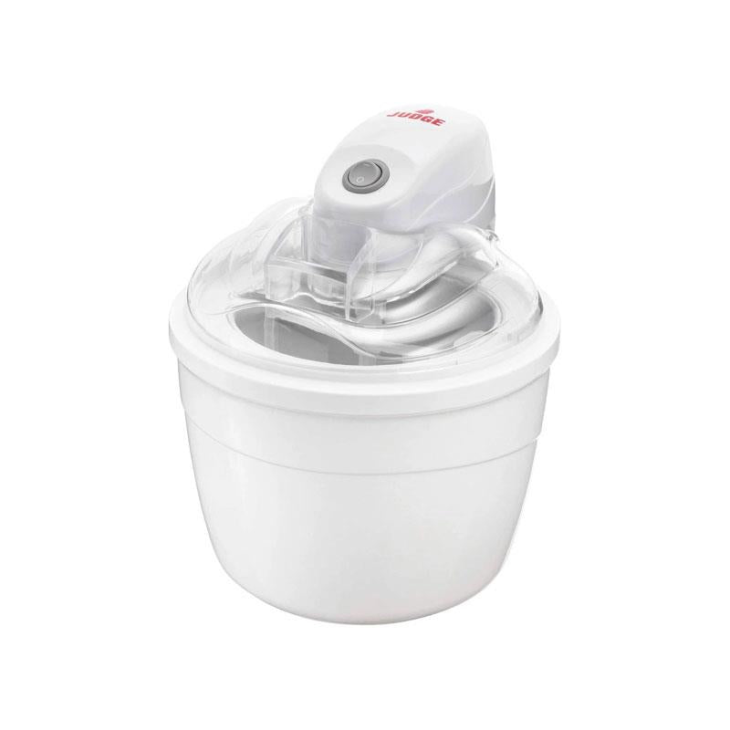Judge Electricals Ice Cream Maker And Sorbet Maker Stainless Steel 1.5 Litres White