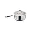 Stellar James Martin 18cm 2.5L Stainless Steel Saucepan With Vented Tempered Glass Lid Induction And Oven Safe Silver