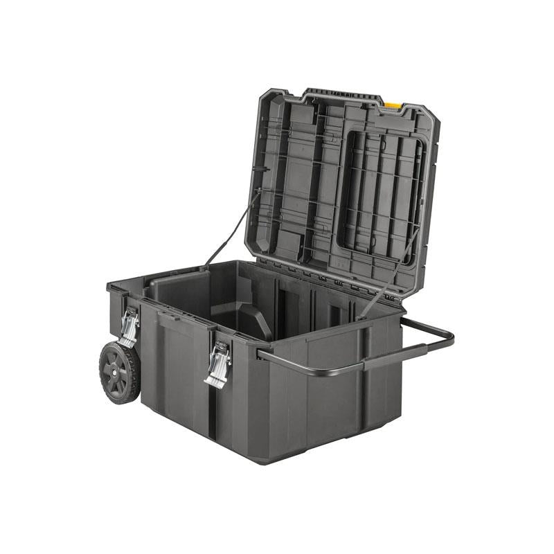 DeWalt TSTAK Stackable Tool Chest 113 Litre IP54 Water Resistant Mobile Job Box Storage Organizer (50kg Capacity) Black/Yellow Secondary image