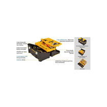 Stanley Essentials 19-Inch Plastic Cantilever Toolbox Multi-Level Storage Organizer (22kg Capacity) Black/Yellow