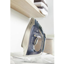 Beldray Powerlite Steam Iron 3200W Ceramic Soleplate Auto Shut-Off 320ml Water Tank Titanium