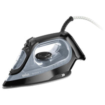 Braun TexStyle 3 Steam Iron 2400W FreeGlide 3D Ceramic Soleplate 180g Steam Shot Auto Shut-Off Black